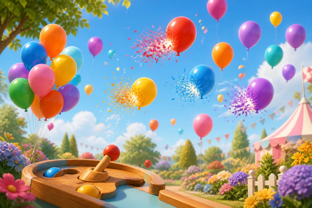 Balloons Pop: Color, Timing, and a Clear Visual Rhythm