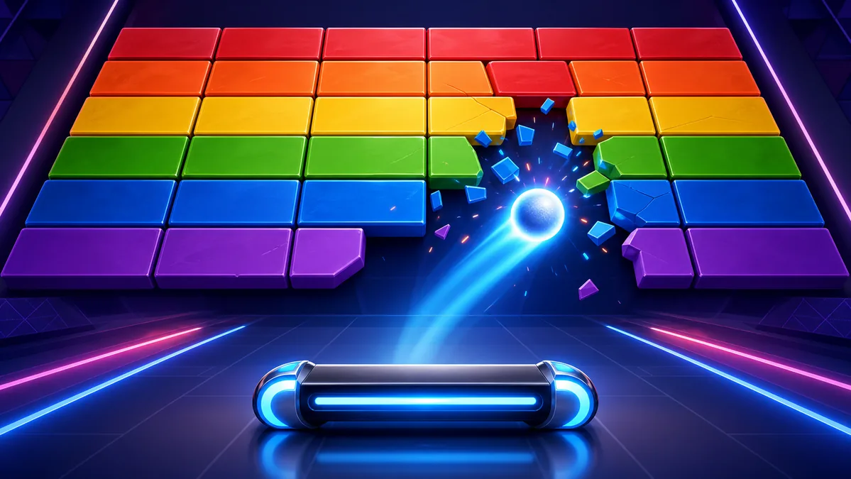 Color Brick Battle: A Clean Arena Built from Geometry