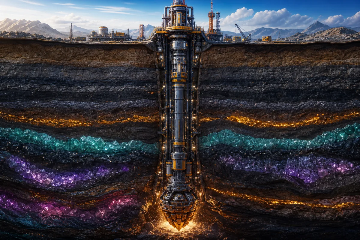 Deep Drill: How a Vertical Cutaway Makes Depth Visible