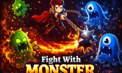 image Fight With Monster