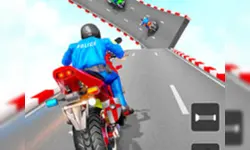 Mega Ramp Stunt Moto - Fun & Run 3D Game