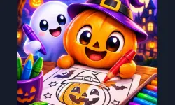 image Easy Halloween Coloring Quest